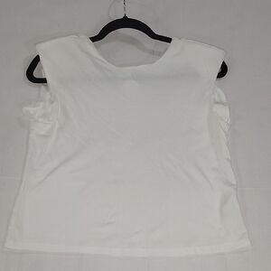 Anthropologie White Muscle Tee